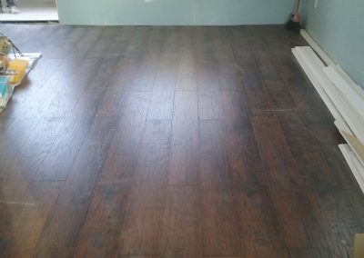 installed flooring