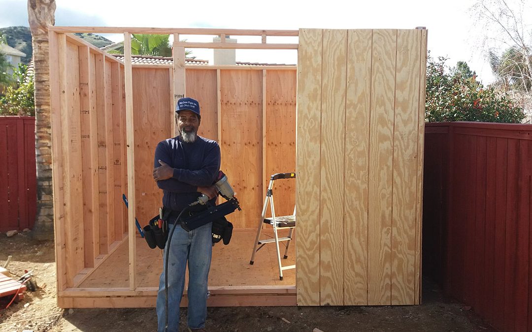 Custom Wood Shed